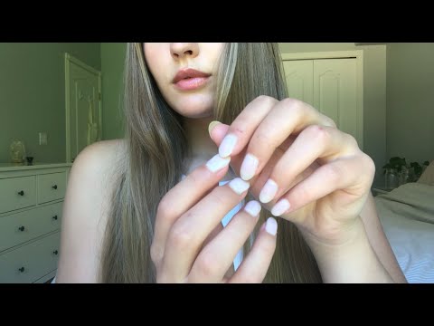 ASMR fast nail on nail tapping with hand sounds | lofi