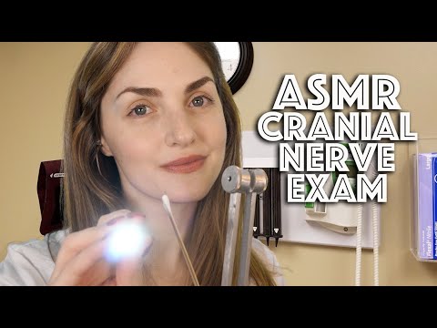 ASMR Doctor | Realistic Cranial Nerve Exam in 4k