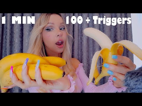 ASMR 100+ Triggers in 1 minute