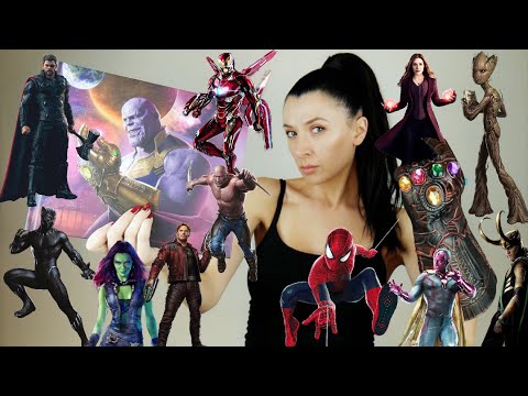 Avengers Infinity War Art Book Page Turning and my commentaries *ASMR