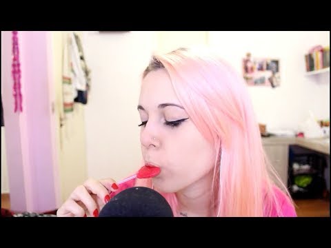 ASMR: Mouth Sounds | Eating Candy | Whispers (Binaural)