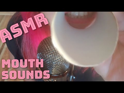 ASMR-MouthSounds Con Cóno de Confort+Chicle+Paleta💦👅🍭😴😴😴😴