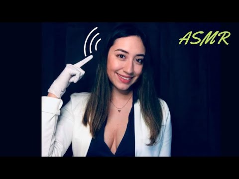 ASMR en Español | Hearing Test Exam Roleplay - Examen de Oidos Whispered-Mouth Sounds