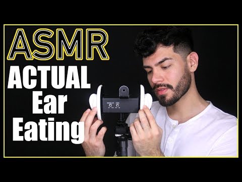 ASMR - Relaxing Ear Eating Sounds (Male Whisper for Sleep & Relaxation)