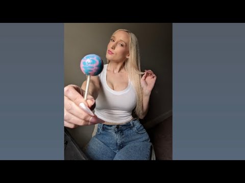 🎧 ASMR Lollipop Eating Sounds and Whispers 🍭😋💕✨