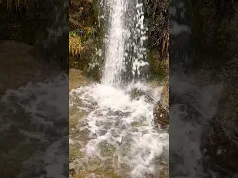 ASMR Mountain Waterfall Splashes Your Face💦 #relaxing