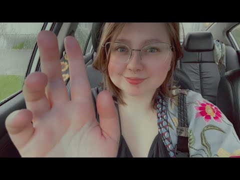 Tapping in my car during a thunderstorm! 🌧️
