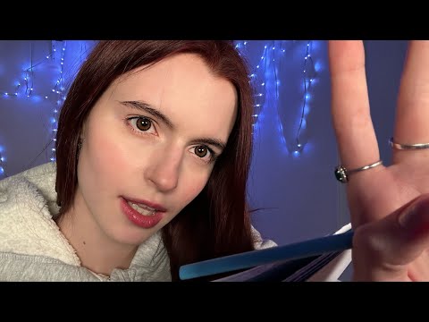 ASMR | Can I draw you? Personal attention, Visual triggers, Whispers for Sleep