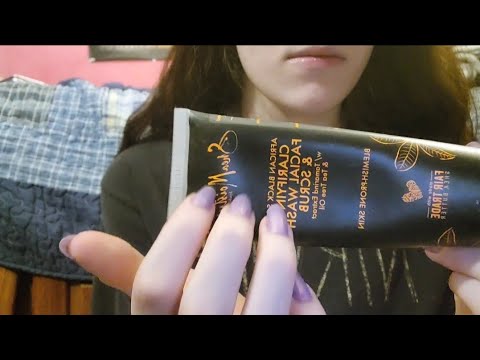 Asmr Tapping on Skincare Items