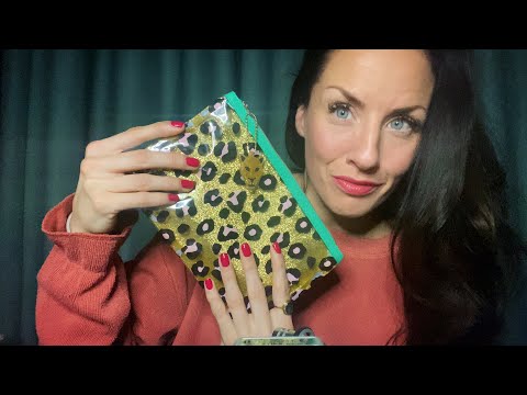 ASMR - Tingly Tapping on Makeup Bags - No Talking