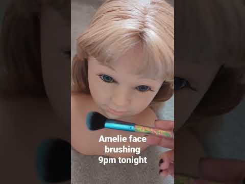 *new video* Amelie face brushing #asmrcommunity