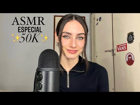 ASMR 50 COSAS SOBRE MI ESPECIAL 50k - ASMR Español Argentina