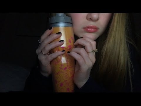 ASMR Tapping, Lid Sounds, Water Sounds, Tongue Clicking, Etc ❤️