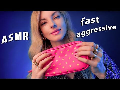 ASMR Fast Aggressive UpClose Tingly Scratching Tapping Triggers ASMR