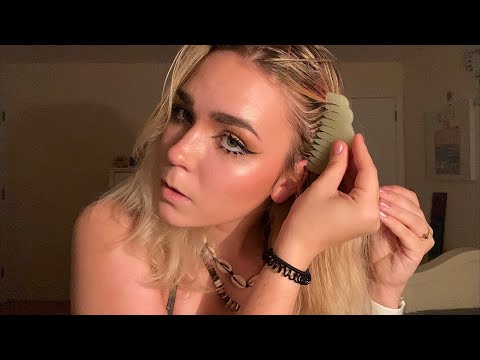 ASMR Playing w/ my Hair & Brushing It (and yours)