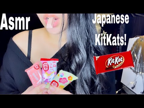 Asmr | Trying Japanese KitKats Eating Sounds | No Talking