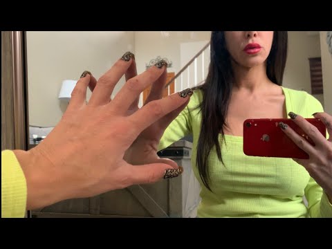 ASMR MIRROR FAST AND AGGRESSIVE TAPPING & SCRATCHING * CLOSE UP *