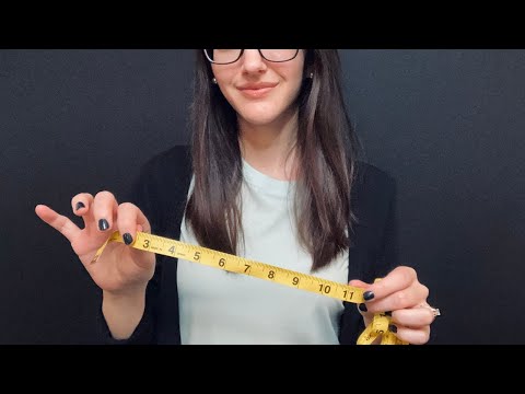 ASMR Hand Measuring & Glove Fitting l Soft Spoken, Real Person, Writing Sounds