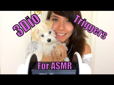 ASMR 3dio Whispers, Ear Massage, and Triggers!