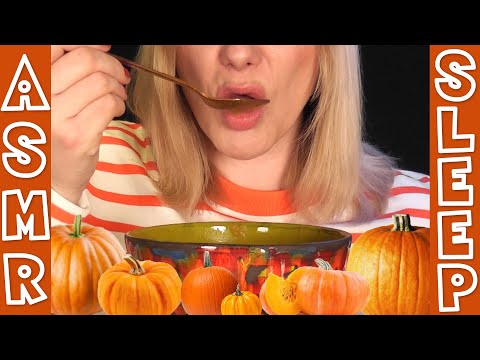 Slurping Eating ASMR | Pumpkin Soup Mukbang 🤤