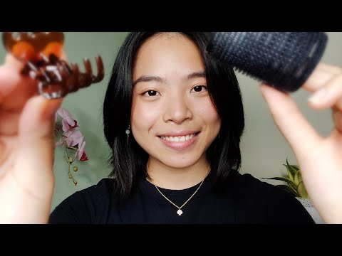 ASMR Relaxing Hair Play 💆🏻‍♀️  Personal Attention