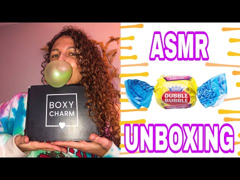ASMR ~ GUM CHEWING UNBOXING💄✨