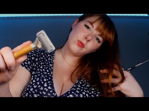 ASMR | Haircut and Shave On Top Of You (barber shop for men)