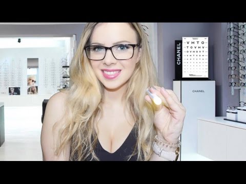 ASMR | Caring Optician Role Play (including simulated visual field test)