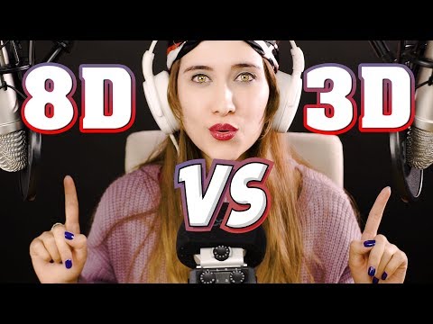 ASMR 8D VS ASMR 3D: cual prefieres para dormir? | ASMR Español | Asmr with Sasha