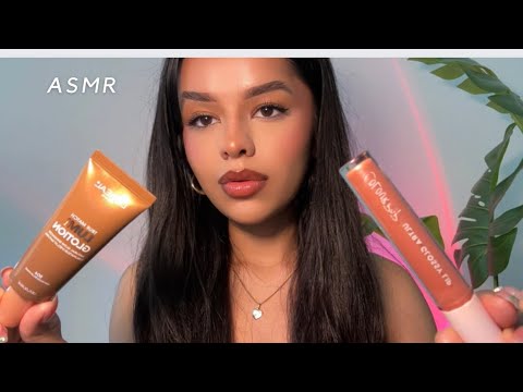 ASMR~ Tingly Makeup Haul w/ Mouth Sounds & Tapping (LoFi Whispers)