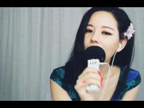 중국어 ASMR 月亮代表我的心 歌曲 中文文章 korean