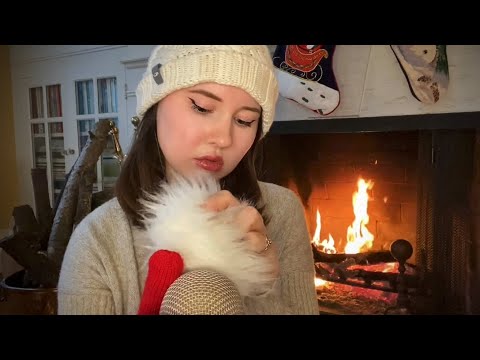ASMR~Fast and Aggressive Christmas Triggers By The Fire!✨🎄