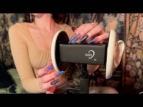 ASMR 3DIO Metal, Rings, Ears Tapping and Scratching, Gentle 1H (no talking)