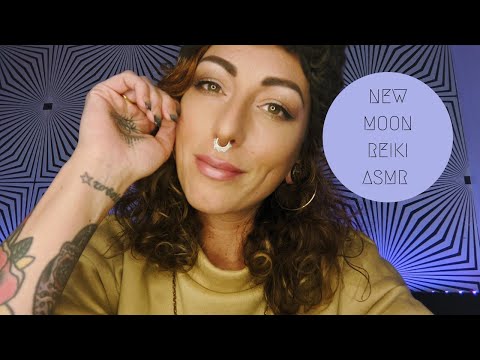 ASMR New Moon Reiki | New Year | Intentions for 2022 | Energy Cleanse & Affirmations🕯️