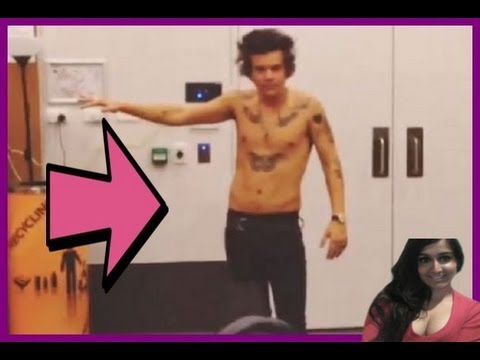 topless Harry Styles lip-sync to Kids of America and Liam Payne dance backstage Video - my thoughts