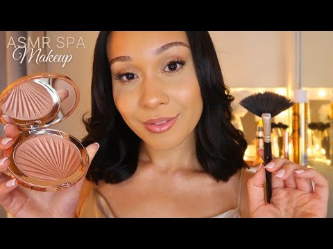 ASMR Dreamy Spa Makeup Application RP W/ Layered Sounds & Personal Attention
