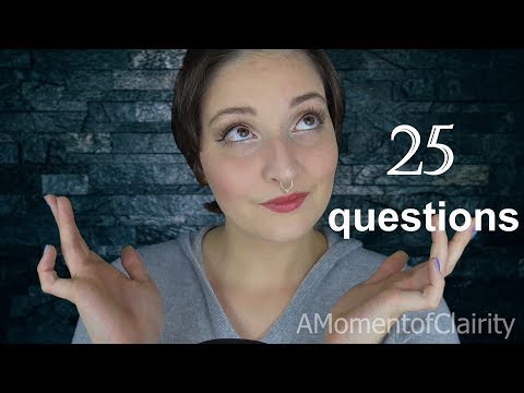 [ASMR]❓~25 Question TAG~❓Whispered Hangout Together 💜