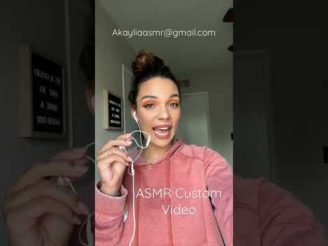 ASMR- Custom Video