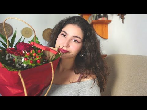 ASMR GIRLFRIEND MASSAGE YOU after Valentine's day Roleplay(hand movements)