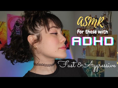 ASMR for those with ADHD, Fast Aggressive & Lots of Whispers