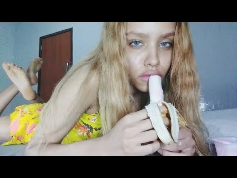 ASMR Banana & Yogurt 🍌