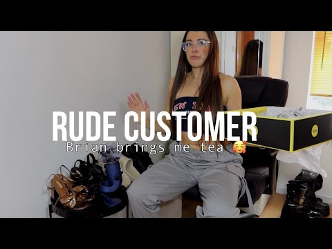 RUDE FLIRTY Customer Roleplay shoe shop 😡👟 | BRIAN's the BEST & brings me tea! ❤️ [ASMR]