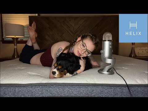 ASMR but its with my dog, on a Helix Mattress