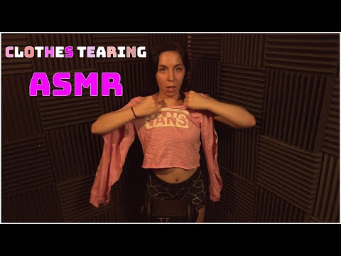 Wifey ASMR - Satisfying Clothes Tearing - Episode 1 - Tingling Meditative Sounds For Relaxation!!!!!