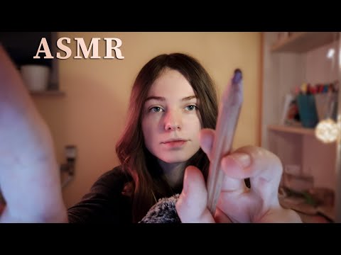 ASMR • Ich zeichne dir ein neues Gesicht ✍🏻 soft spoken Roleplay + Layered Sounds [German/Deutsch]