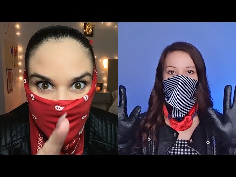 ASMR Mean Robber Kidnaps You Roleplay+Leather Sounds & Scarf/Mask Collab!!