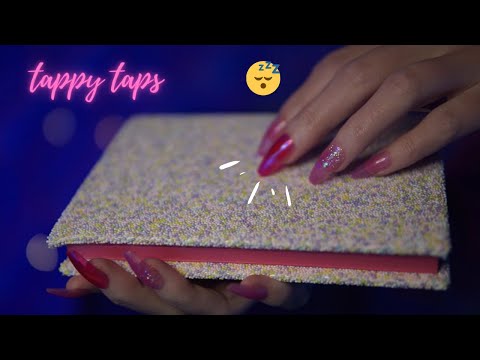 ASMR tapping you to sleep. 10 triggers with timestamps - NO talking