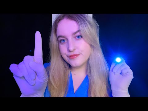 ASMR | Cranial Nerve Examination 👩‍⚕️✨ [Lights, Gloves and Personal Attention]