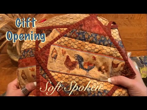 ASMR Opening packages (Soft Spoken) Subscriber sends gift & Vermont order is in!