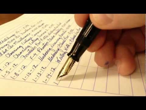 Writing with a Fountain Pen